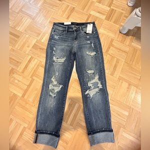 Judy Blue boyfriend jeans NWT